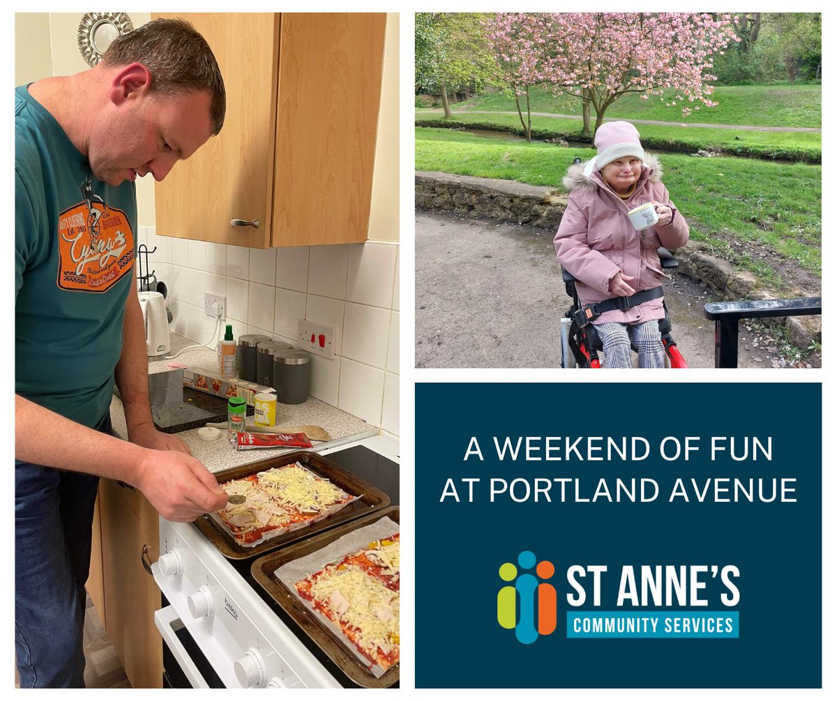 It's been a fun #weekend at Portland Avenue #Seaham. Glenn, as the healthy eating champion, asked everyone if they would try home made pizzas as they were healthier. Whilst Doris took advantage of the sun being out and enjoyed a cup of tea in the park. #care #charity #Durham
