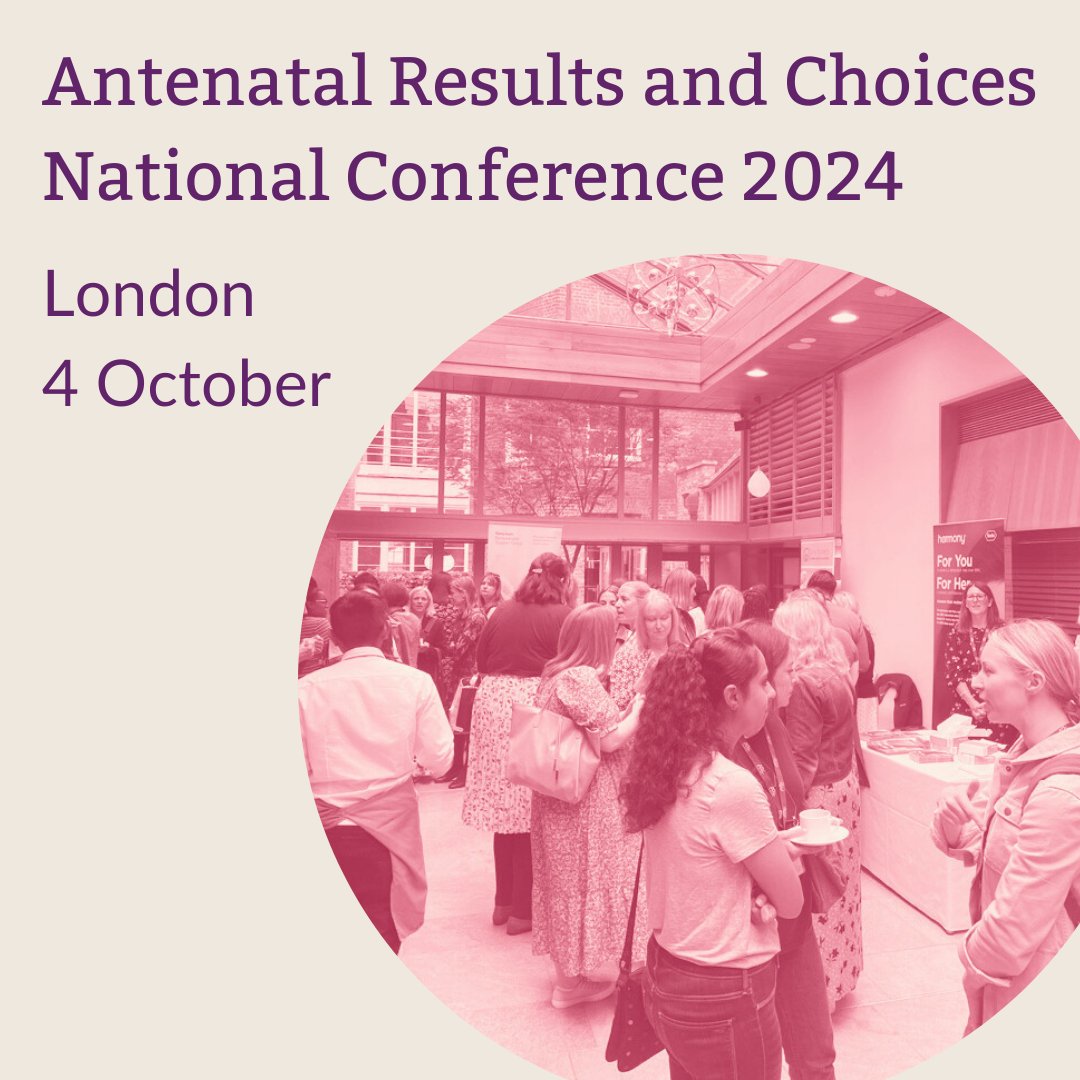 Diagnosis and Decisions – optimal care through antenatal testing and its consequences. Book your place today for just £10! Full programme coming soon! Find out more and book your place - ow.ly/PWns50R1pHX