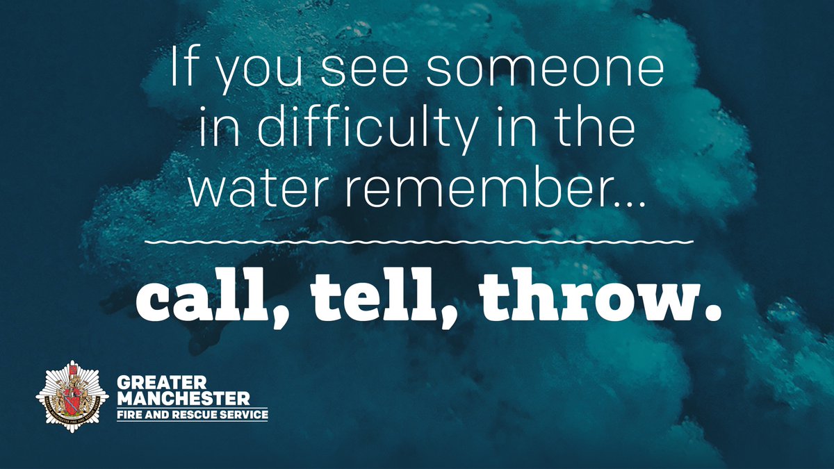 If you see someone in trouble in the water, remember this lifesaving advice: 📞 Call 999 and ask for fire if inland or the coastguard if by the sea 🗣️ Tell them to float on their back ✅ Throw something to help them float #BeWaterAware #RespectTheWater
