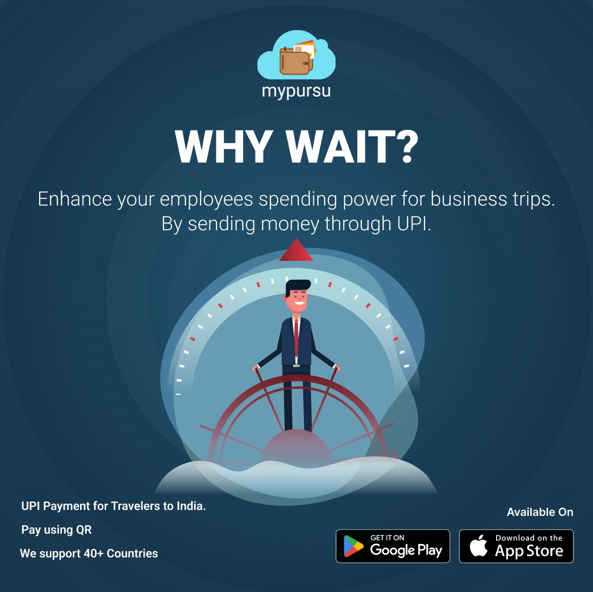 Boost your team's travel efficiency with the Mypursu app! No more waiting – empower your employees' spending on business trips instantly through UPI transfers. Enhance convenience and streamline expenses! 

Download here: cutt.ly/q35cbcZ

#ExpenseManagement #Mypursu