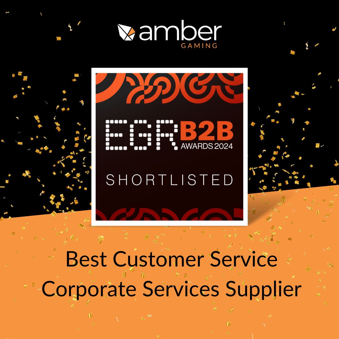 AmberGamingHQ's tweet photo. Amazing news! We’ve been shortlisted for two categories in the EGR B2B Awards 2024 - Best Customer Service and Corporate Services Supplier.

Thank you to our incredible team for all the hard work. Winners to be announced on 13 June in London. 

#EGRB2BAwards #GamingIndustry https://t.co/qSwd9zjqrK