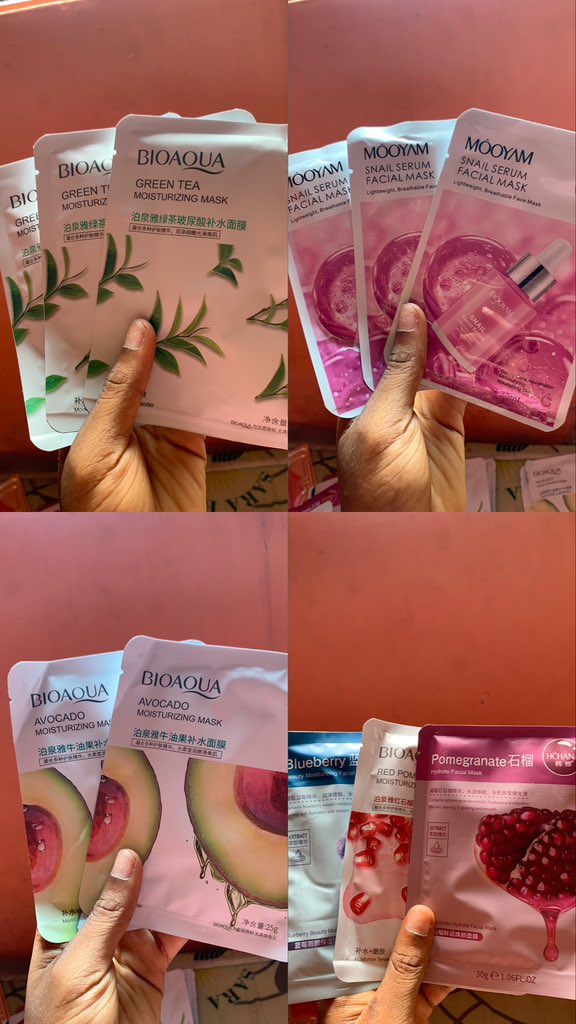 I sell facial mask for 1,000 naira🧎‍♀️