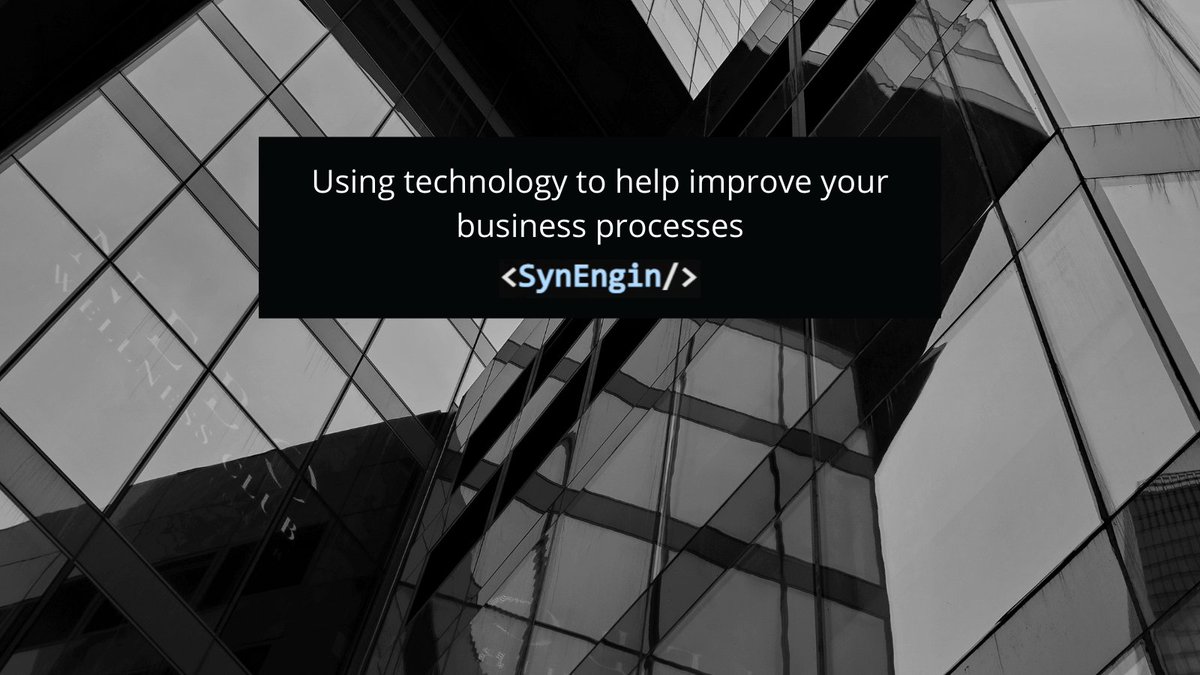 We implement simple solutions for often complex problems. We make sure they are easy to use for the end user and do what they're meant to.

Visit our website for more information synengin.com #technologysolutions #project #endtoendsolutions