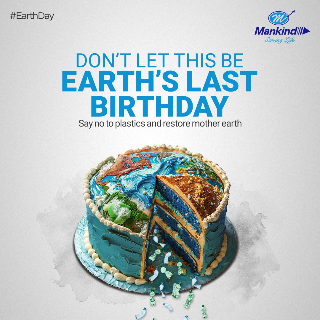 From land to ocean, the impact of plastics is undeniable. Let's say ‘No to Plastics’ so we can celebrate #EarthDay every year. Pledge to reduce, reuse, and recycle. Together, we can make a difference for our Earth's future.

#EarthDay #MankindPharma #ServingLife #TopicalPost