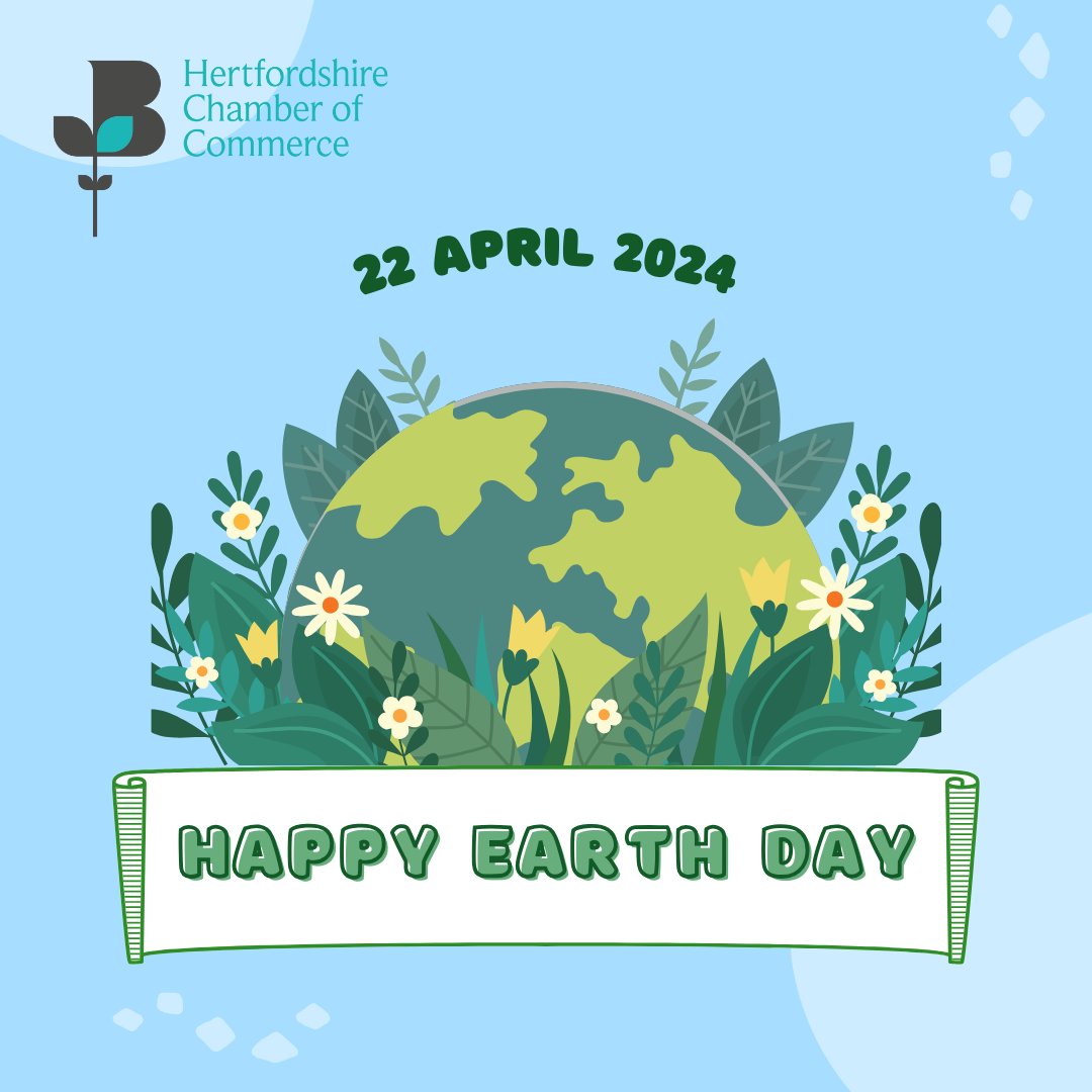 We’d like to wish everyone a very happy Earth Day. 🌍 Herts Chamber is committed to supporting green initiatives across our county, including our conservation sessions with Herts Go Green and Grow. How will you be playing your part this Earth Day? #EarthDay