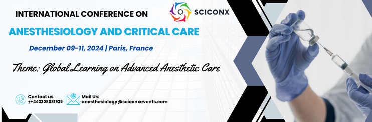 🎉 Exciting News! Join us at the International Conference On Anesthesiology and Critical Care in Paris, France, from December 09-11, 2024. Register now and be part of transformative discussions! 

sciconx.com/anesthesiology

#Anesthesiology2024 #ParisConference