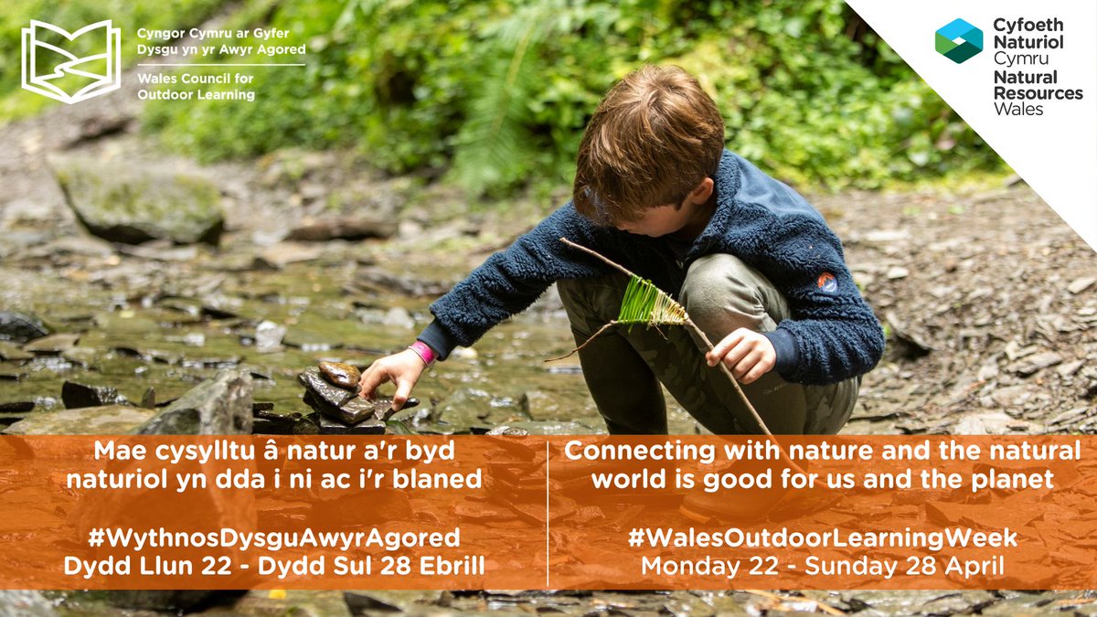 It’s Wales Outdoor Learning Week! 🥳🎉

What will you be doing? 🤔

#WalesOutdoorLearningWeek