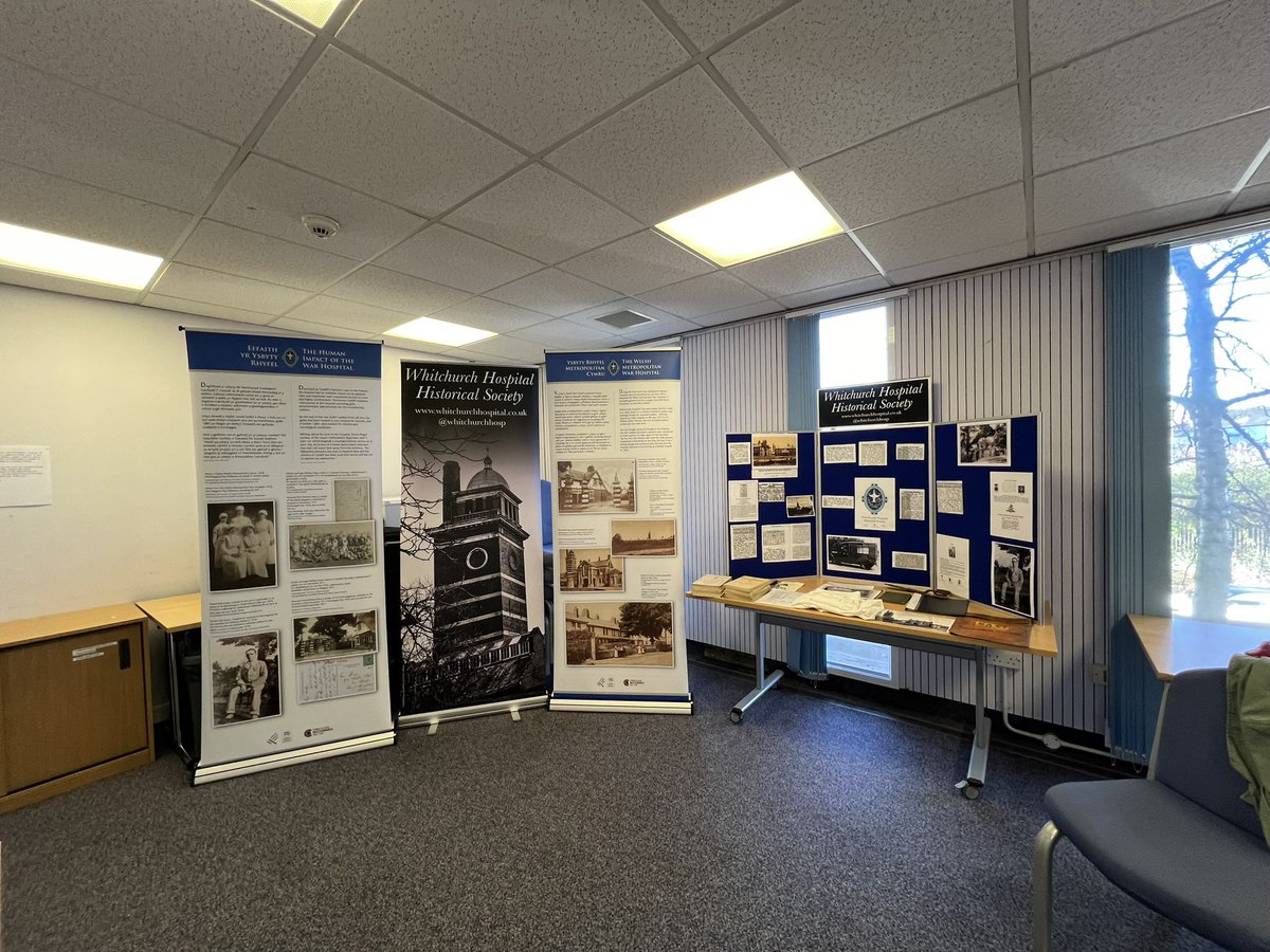 Day 22 #Archive30 @ARAScot 
#ArchiveSustainability 

Beautiful banners made in 2018 for Remembrance Day @Museum_Cardiff have been used again and again

Most recently #HAP24 @CUSpecialColls 

#HAPLegacies 
#Showcase 
#WhitchurchHospital
#FirstWorldWar