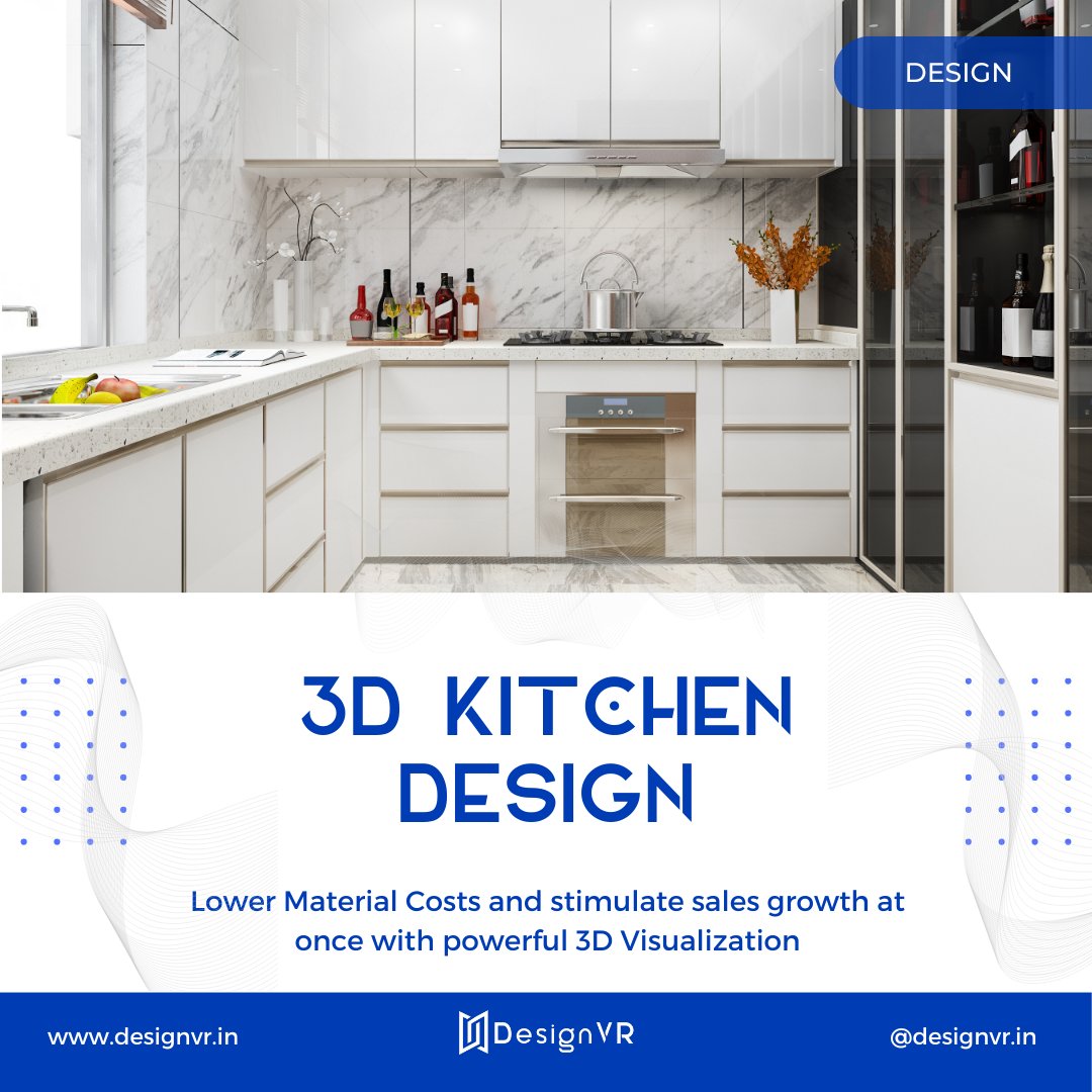 Elevate your kitchen design game with DesignVR! 🌟 Experience lightning-speed rendering and auto-generated construction drawings for unparalleled efficiency. Say hello to the future of kitchen design. #DesignVR #KitchenDesign #Innovation