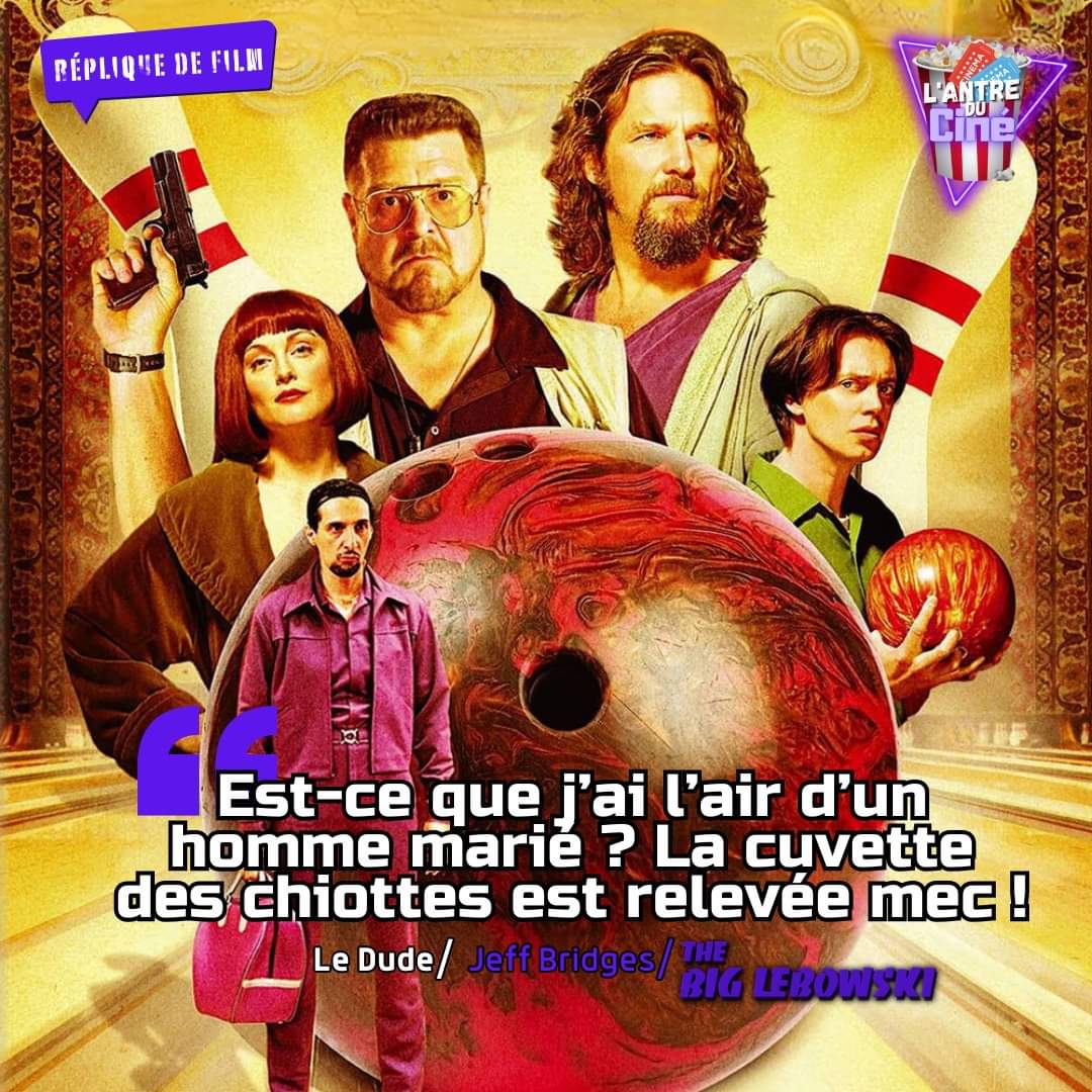 THE BIG LEBOWSKI est sorti au cinéma il y  26 ans 🍿🎞

#thebiglebowski