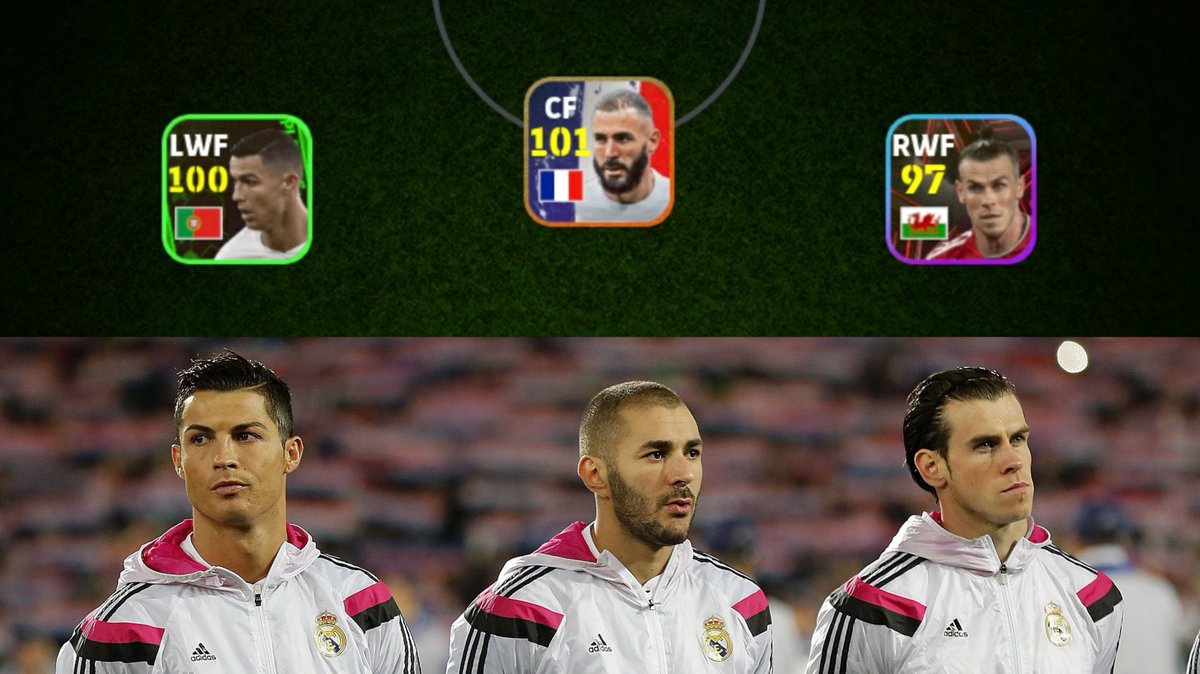 Ronaldo x Benzema x Bale #eFootball (Via - my comment section)