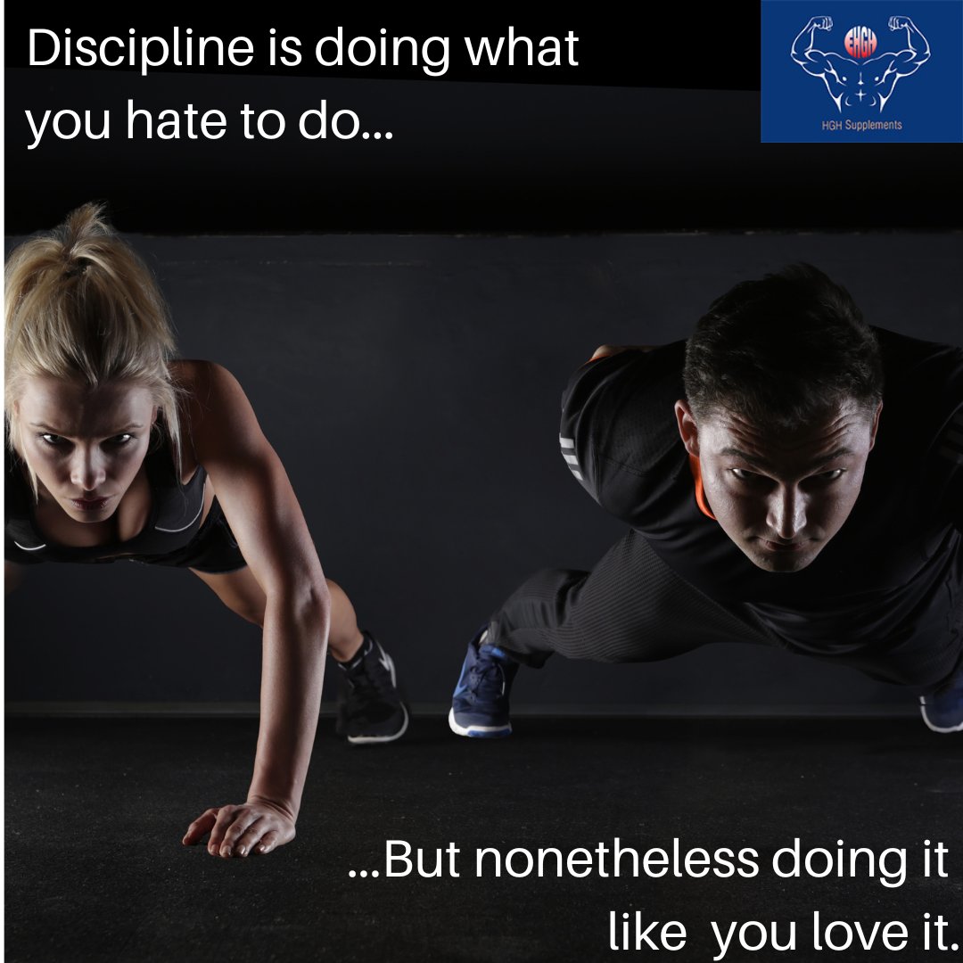 Discipline is doing what you really don't want to do so you can do what you really want to do.
Please LIKE & SHARE and support us on this exciting new journey!

#bodybuilding #bodybuildingmotivation #gymmotivation #gymchallenge #workoutmotivation #workoutchallenge #hghsupplements