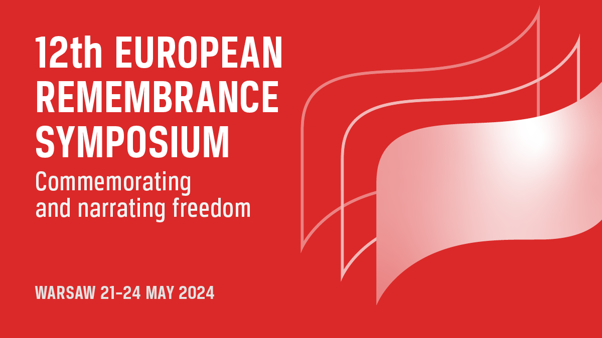 📣 Our 12th European Remembrance Symposium is approaching fast! Register now! 📅 Join us on 21-24 May 2024 in Warsaw! 📍 👀 Check out our programme and register today! 🔗 Registration: events.enrs.eu/Warsaw2024 🔗 Programme: enrs.eu/edition/europe…