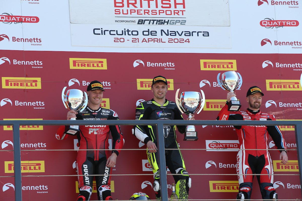 A great opening weekend for Powertoolmate <a href="/DucatiUK/">Ducati UK</a> and <a href="/DaveyTodd74/">Davey Todd</a> at Navarra…
🇪🇸🏆🏆👌🏻