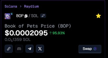 Our GeckoTerminal page updated! You what is next? Yes, soon it will appear on the second largest crypto aggregator:

geckoterminal.com/solana/pools/6…

#BOP #GECKOTERMINAL #CMC #MEME #10M #REVERSE