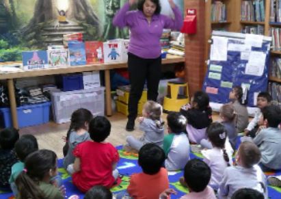 Nursery had a lot of fun listening to Mrs Abdullaj read a story during their visit to the school library this week. They had the opportunity to choose a book to share with friends #readingforpleasure #aimhigh