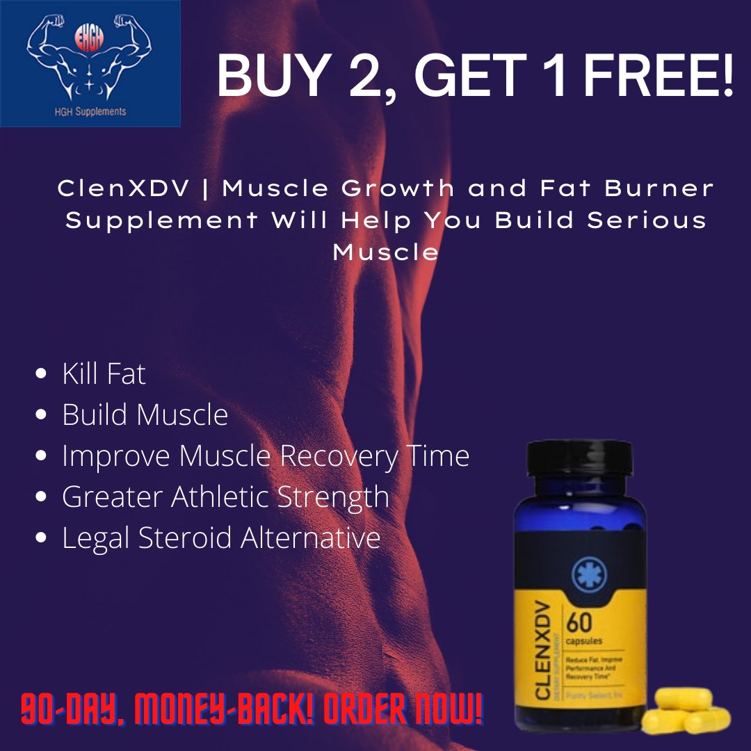 eHGHCom's tweet photo. ClenXDV | Muscle Growth and Fat Burner Supplement Will Help You Build Serious Muscle
LIMITED TIME OFFER! BUY NOW!

#bodybuilding #bodybuildingmotivation #gym #gymmotivation #hgh #musclesupplements #bodybuildingsupplements https://t.co/tTe5QylZZy