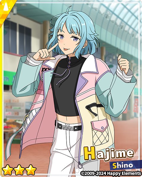 📝Scout! Free-spirited City Rider will start soon! ⏰Time: 04/26 12:00 PM ~ 05/10 11:59 AM (GMT-5) ⭐️There is a higher chance to obtain the featured cards in this scout. For details, please check the in-game notice! #EnsembleStarsMusic