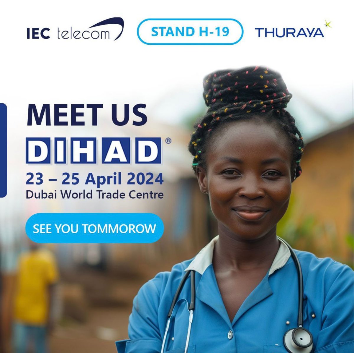 Media friends and partners, see you at DIHAD exhibition and conference 2024 - MENA region’s leading humanitarian sector event (23-25 April 2024, Trade Center, Dubai, Stand H-19).

#humanitariansupport #awareness #technology #satcom #satellitetelecommunications #sherpacomms