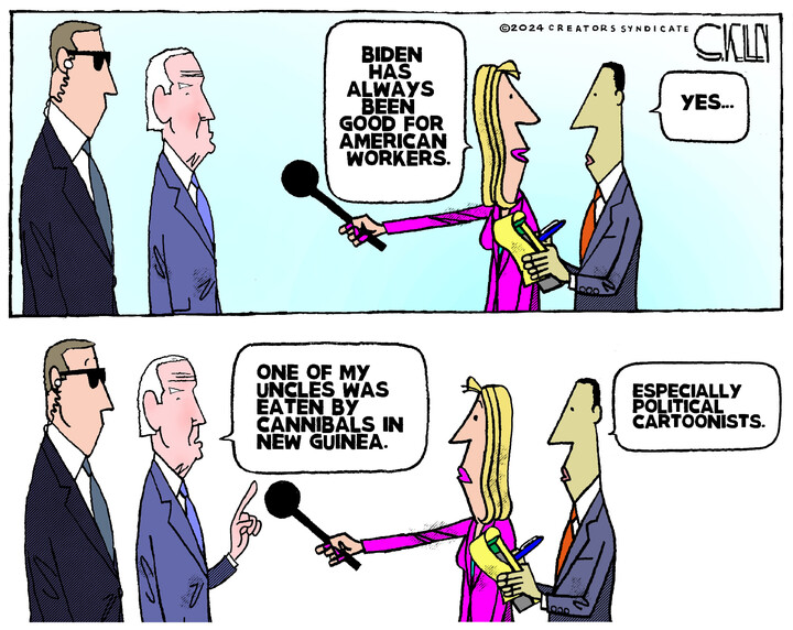 KieckCarl's tweet photo. " #Biden has always been good for #American workers."
๐๐๐๐
"Especially #political #cartoonists."
๐ฑ๐ฑ๐ฑ๐ฑ๐๐คฃ๐คฃ๐คฃ๐คฃ
Full credit @ #SteveKelley / #GoComics /
#CreatorsSyndicate
#News #Politics #Culture #School #College #Media #MSM #University #Education #Social #Society #Joe #JoeBiden #Democrats #Research
LINK: https://t.co/QDudd8Sa02