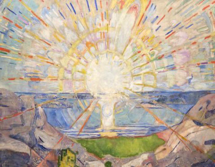 The Sun 1909 #EdvardMunch #EarthDay