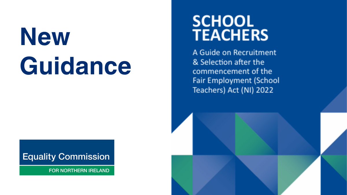 Important changes are coming on 12 May 2024 that impact the recruitment of school teachers in Northern Ireland. When recruiting teachers, it will be against the law to discriminate on the additional equality grounds: 🔵 religious and philosophical belief, and 🔵 political…