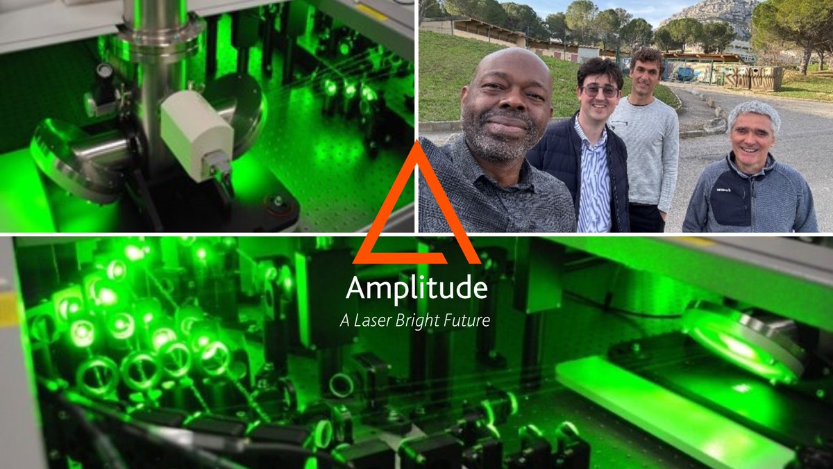 For 10y+, LP3 lab, @univamu and <a href="/CNRS/">CNRS 🌍</a> at the forefront of cutting-edge research, harnessing the power of high-energy <a href="/AmplitudeLaser/">Amplitude</a> &gt;&gt; 250mJ 100Hz with ultrashort pulse duration (&lt;25fs) and very high contrast 
@LaserlabEurope #smartmaterials
