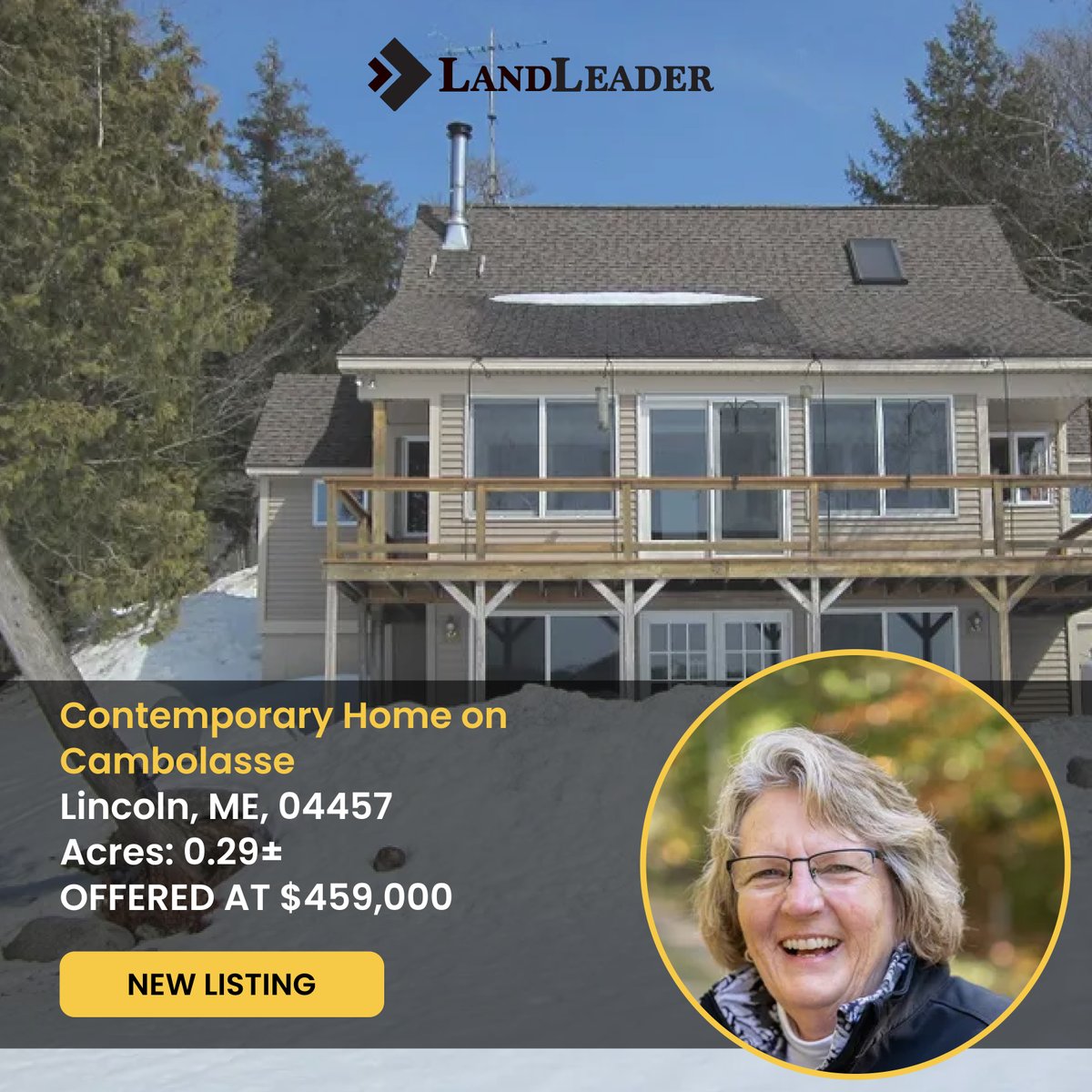 New Listing | Contemporary Home on Cambolasse | $459,000 | 0.29± Acres | Penobscot County
Presented by Deb Henderson
Maine Outdoor Properties

Call us at: (207) 852-7577

Property Details: landleader.com/property/conte…

#LandLeader #LakefrontLiving #ContemporaryHome #WaterfrontProperty