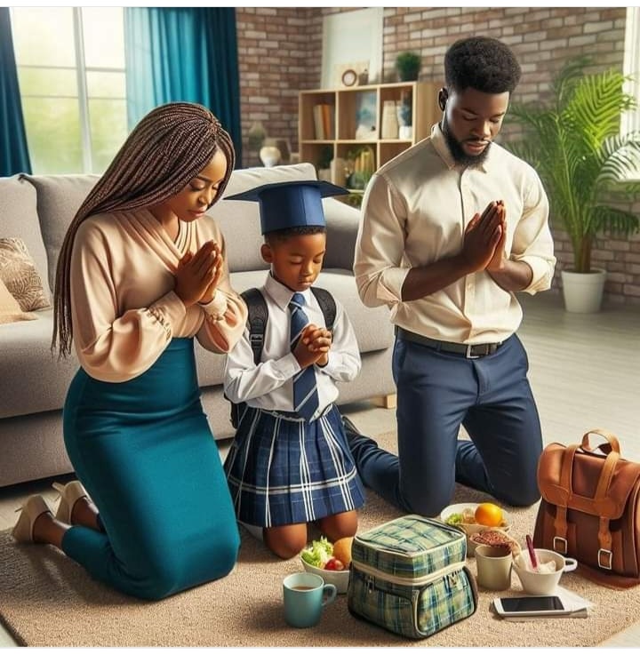 Did you pray for your kids today before they went to school?
If you didn't, no need to start feeling guilty, just say a prayer now. It's the intensity that matters not the length.  Pray now🙏🙏
#Tunde58hoursofChess 
#bosun 
#brightchimezie 
#peterobi