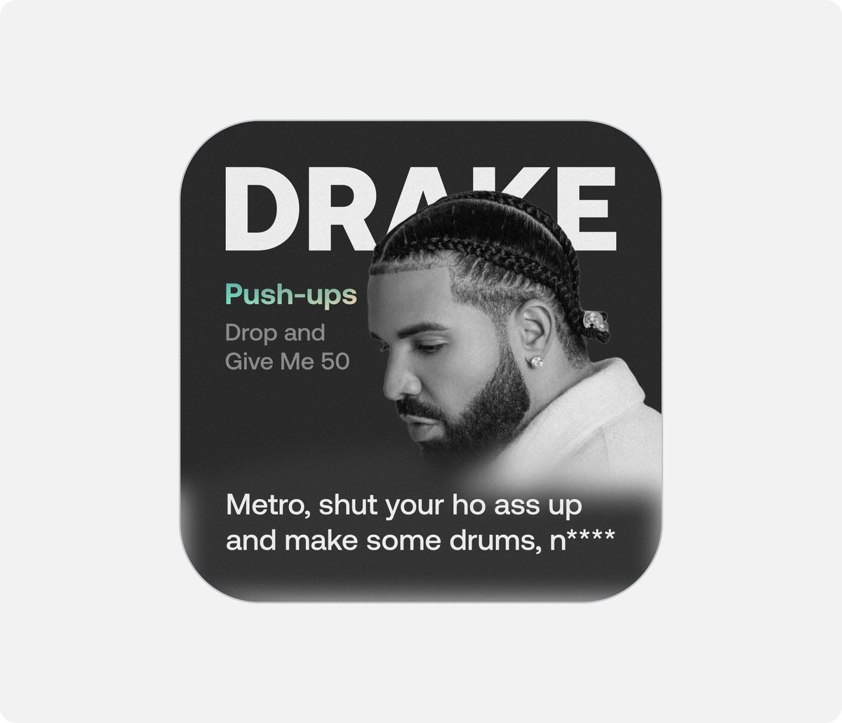 _krzl's tweet photo. Are they going to respond to Drake's Push-ups? https://t.co/yXSwy0Bctg