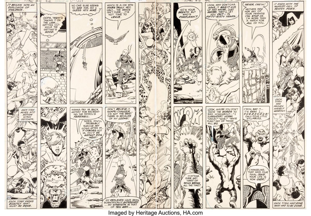 InkerJam's tweet image. "Romeo is constantly trying to improve. There was a time when I thought the inker should be taken off or I’ll leave the book. But very few people can match him for his faithfulness to the faces I draw, because he knows them almost as well as I do"

George Perez on Romeo Tanghal