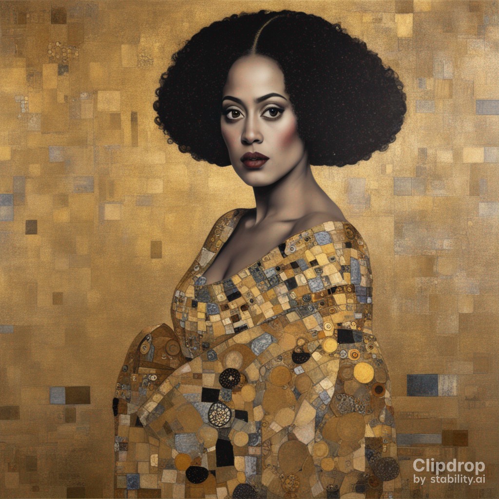GryffynJPhoenix's tweet photo. The new #PortraitofAdeleBlochBauer by #GustavKlimt
Yes, I was playing with AI. I wondered what my favorite art pieces would look like reimagined with black folk. I love it, what about you? #BGM #historicart #newattitude #book #author #toomuchtimeonmyhands https://t.co/MXpKkK6Koy
