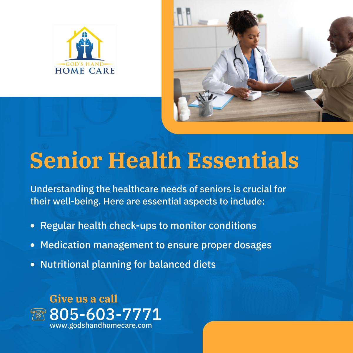 Keeping our seniors healthy involves more than just attention; it requires an informed approach to their unique healthcare needs. Dive into these vital aspects to ensure their well-being. 

#OxnardCA #HomeCare #SeniorHealth