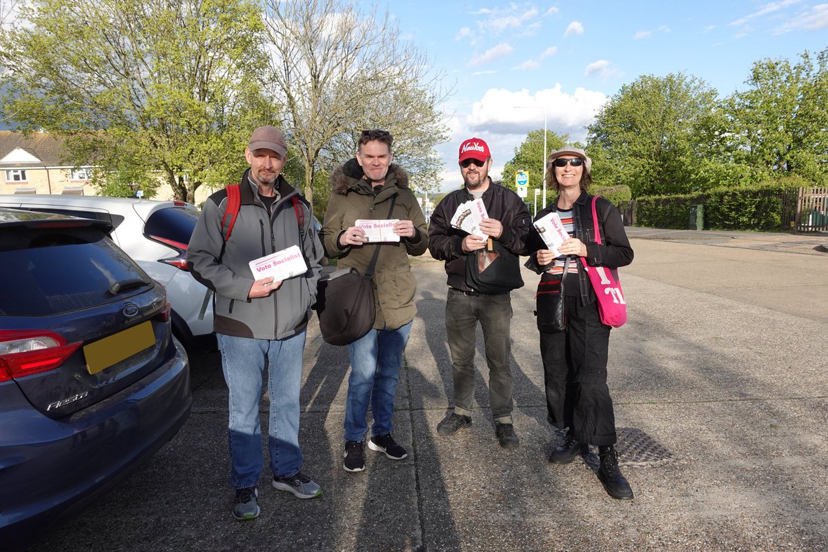 It's been another great week supporting the great TUSC candidates in the Basildon Council Local elections. It's time for a change from the 3 party system.
