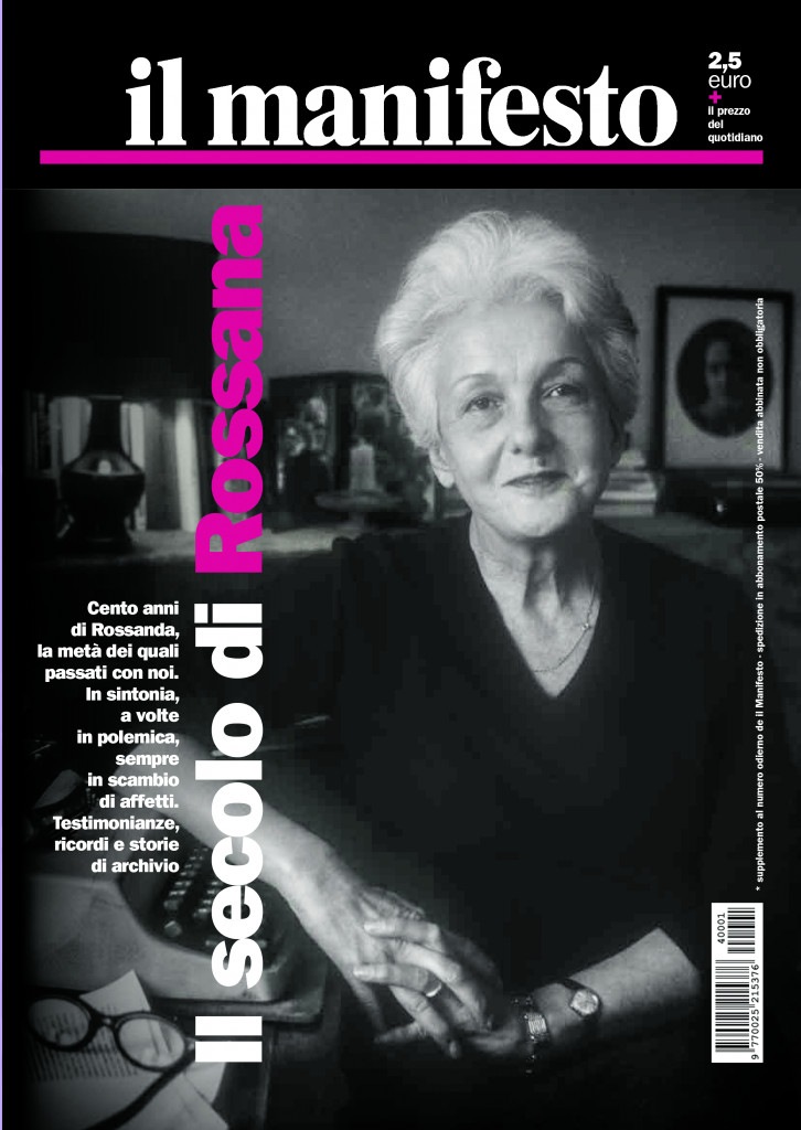 Per celebrare il centenario della nascita di Rossana Rossanda, in edicola in tutta Italia da domani, #23aprile, una rivista speciale: ilmanifesto.it/il-secolo-di-r…
