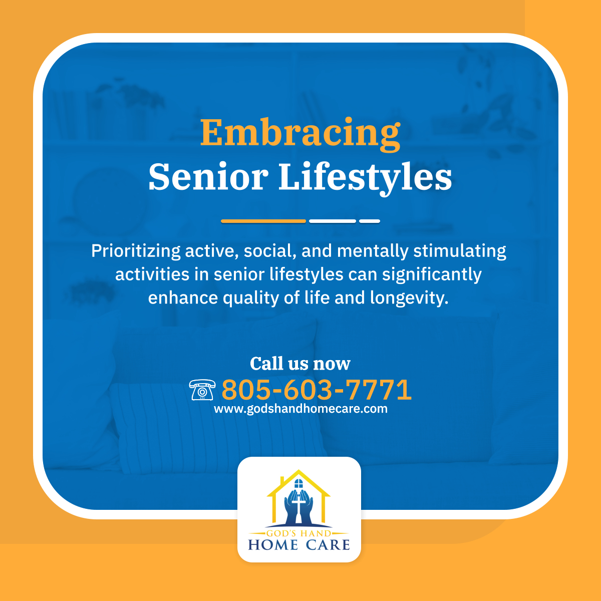 Senior lifestyles are more than just routine; they're about embracing each day with activities that stimulate the mind, body, and spirit. Let's encourage a vibrant way of living. 

#OxnardCA #HomeCare #SeniorWellness