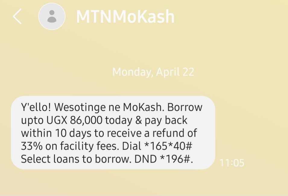 Just UGX 86,000 cannot sort me out! Not at all! These @mtnug @mtnugcare Guys joke alot!!