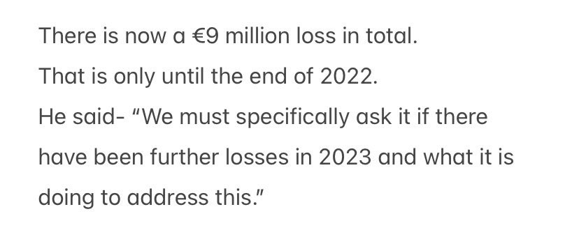 An Cathaoirleach Brian Stanley requests a reply from Horse Racing Ireland about a further €1.4 million for investment in the Curragh Racecourse Limited because he now says - “that is humiliating” Also a reminder HRI denied IHRB extra funding for anti-doping in their budget.