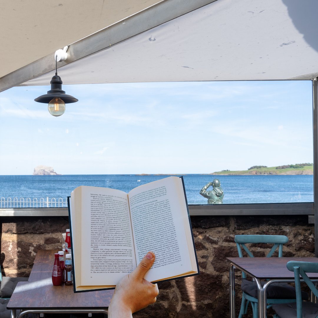 📚 Start celebrating #WorldBookNight early with us! Join us tomorrow for breakfast or lunch, and enjoy some quality time with your favourite book. Our cosy atmosphere and stunning harbour-view windows provide the perfect setting for getting lost in a few pages #NorthBerwick.