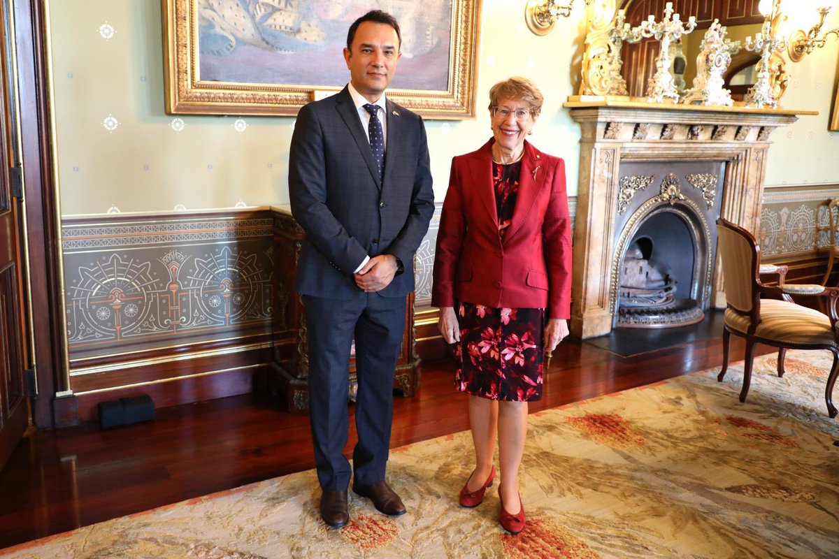 A privilege to meet with HE the Hon Margaret Beazley AC KC, Governor of NSW last week. We deliberated on the challenges Afghanistan faces, notably the dire circumstances of women & the persistent menace of extremism. Extended condolences for the recent calamity at Bondi Junction.