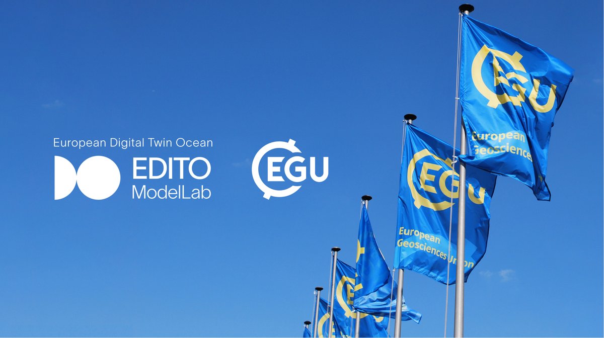 🌍 The EDITO-Model Lab team was well represented in this year’s @EuroGeosciences GA, delivering several presentations and convening a few sessions in the renowned world-class geosciences event:
✅ tinyurl.com/2pc83ye2 

#EGU24 #EuropeanDTO #DTO #DigitalTwin #MissionOcean