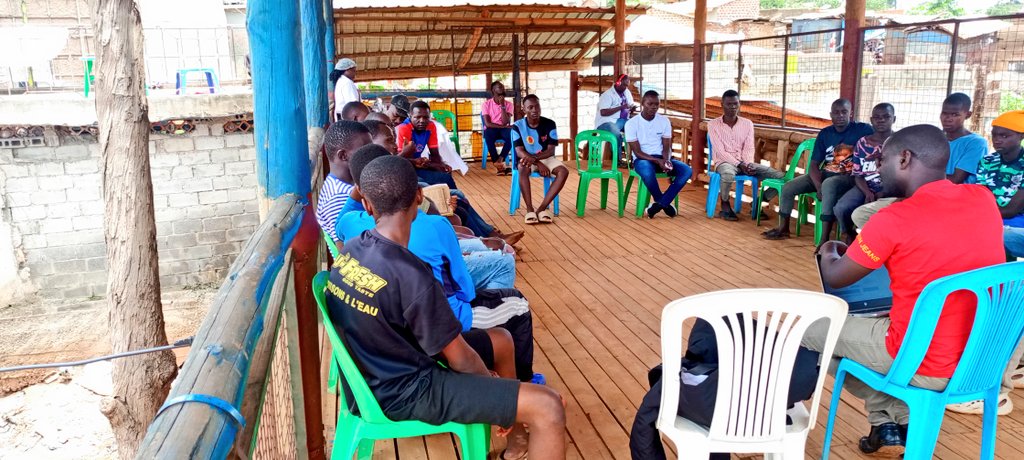 Look at interventions to focus on supporting young men. @youngpositives through UYCAP project targeting young men in slams of Kampala. The second last activity brought together young boys to discuss possible risks to re infection and drug resistance. #youngpositives