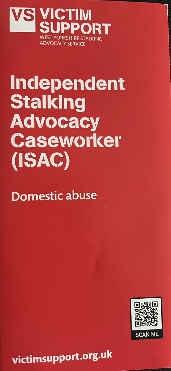 itusxenious's tweet image. #NSAW2024 #Joinforcesagainststalking  Specialist tailored support  and information available if you need to access it in #WestYorkshire