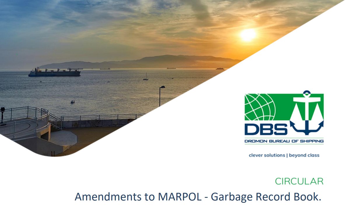 This Circular is issued to advise that Resolution MEPC.360(79), adopted on 16th December 2022, amended MARPOL Annex V, Regulation 10.

Read more at : dromon.com/2024/04/22/ame…