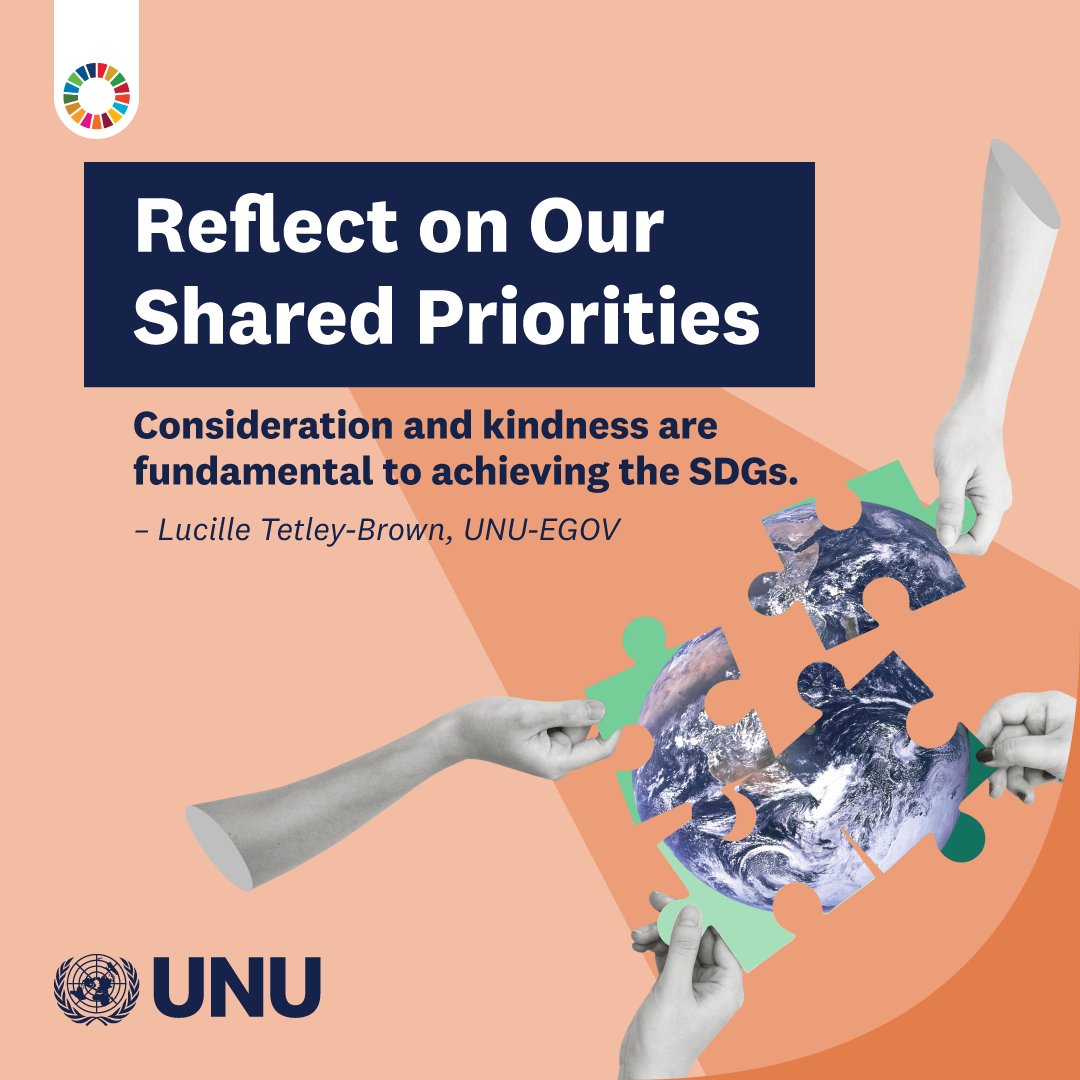 🌎 This #EarthDay, let's take some time to reflect on our shared priorities. Think about those around us to find the will to act for the #SDGs. #ActNow #UNU4SDGs #Act4SDGs