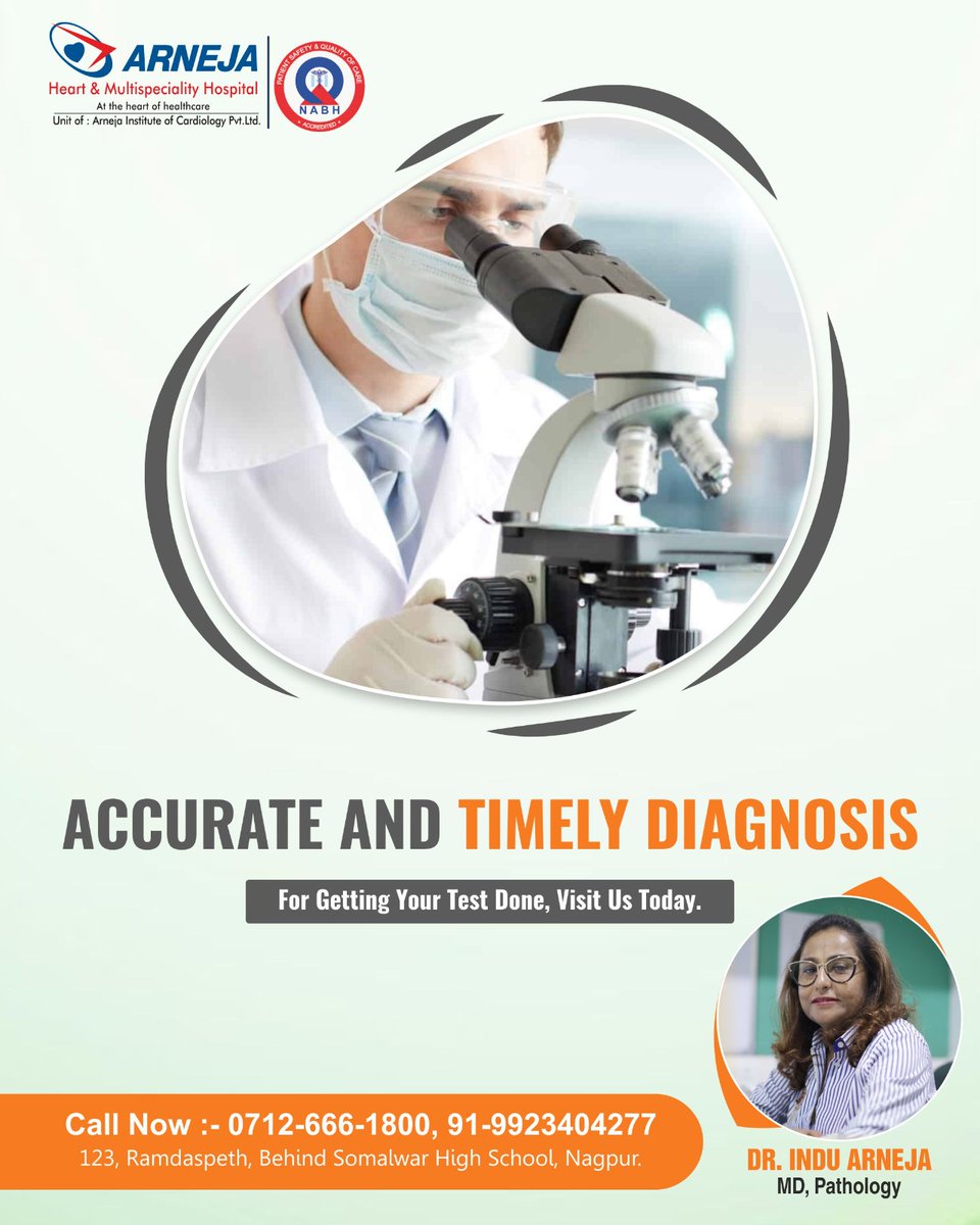 Arneja Hospital: Where Accurate and Timely Diagnosis is Our Priority. Visit Us Today for Your Test Needs.
#besthospital #NABH #infrastructure #ambulanceservice #pharmacy #emergencyfacilities #medicalservices #emergencyservices #pathology