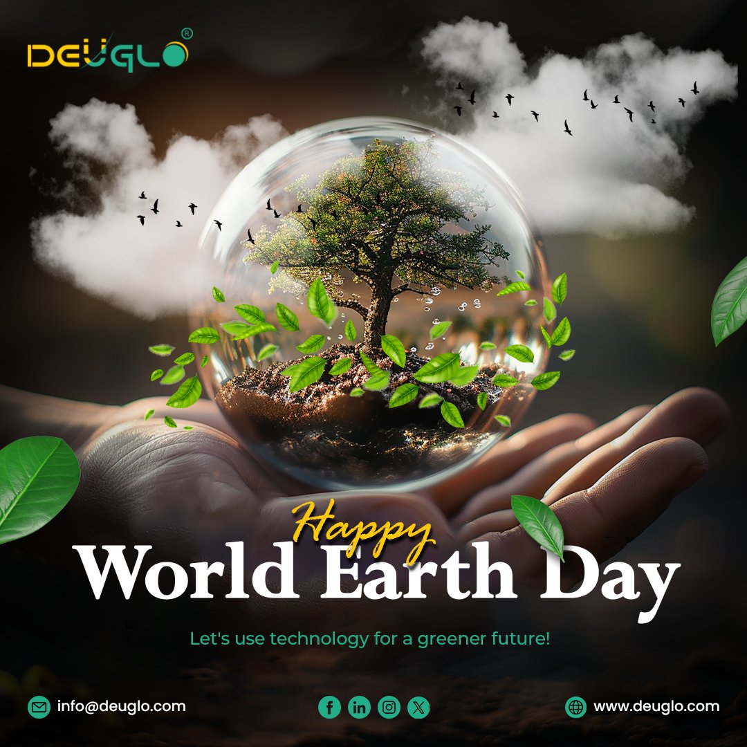 Happy World Earth Day!🌍🌱

Let's celebrate our beautiful planet and commit to innovative solutions for a sustainable future.

Together, let's make every day Earth Day!

#EarthDay #worldearthday #Innovation #Sustainability #Deuglo