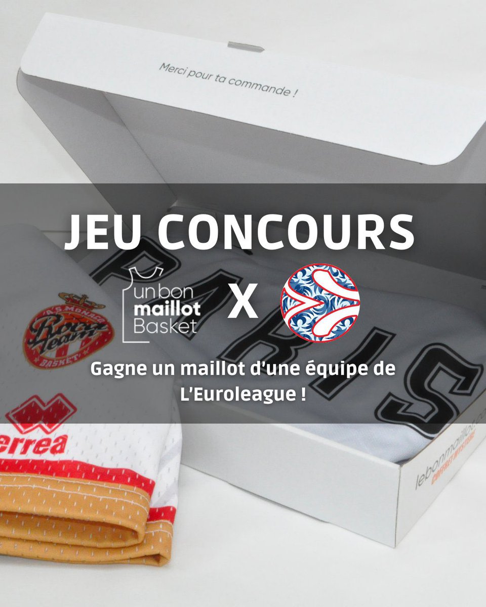 EuroLeagueFr's tweet photo. 🚨 Pour fêter la nouveauté des Play-In cette saison, on vous fait gagner le maillot officiel de l’un des clubs y ayant participé, en partenariat avec  @Ubmaillotbasket 🏀 ! 

Pour participer : 🎁

👉 Follow @EuroLeagueFr et @Ubmaillotbasket
👉 Mentionne un ami et le club auquel tu penses  
👉 RT ce post 

TAS vendredi 26 avril au soir parmi les bonnes réponses ! 

#JeuConcours #EuroLeague