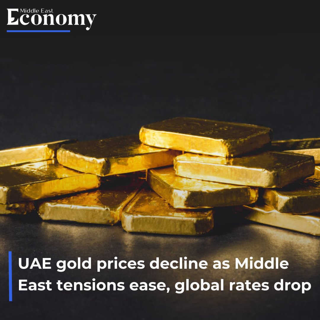 In the UAE, gold prices saw a decline, with 24-carat gold slipping to AED286.75 per gram, while 22-carat gold declined to AED265.50. Read more economymiddleeast.com/news/uae-gold-…
#Gold #UAEGold #goldprice #goldpricetoday