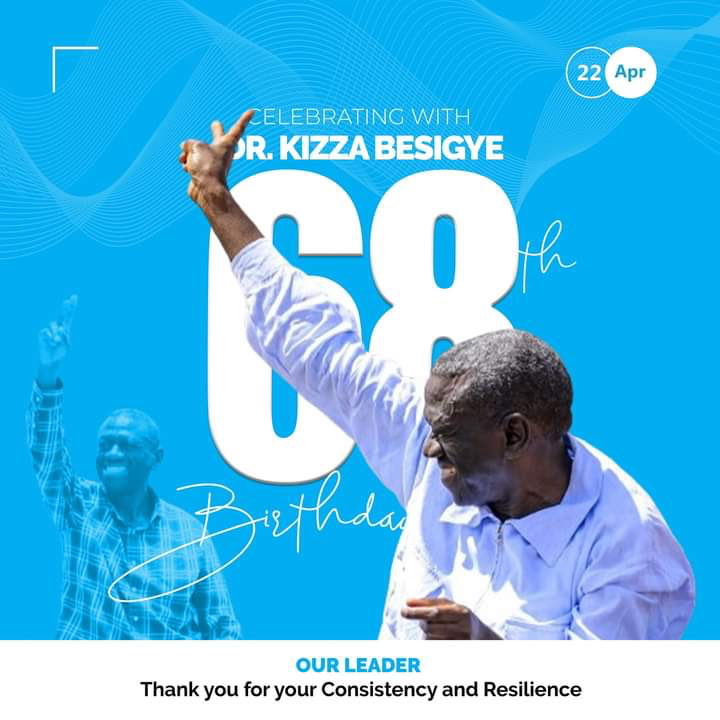 A very happy birthday to you dear ⁦@kizzabesigye1⁩. Thanks for being a towering figure for the struggle & an inspiration for the change we need. May your resilience, foresightedness & kindness endure.